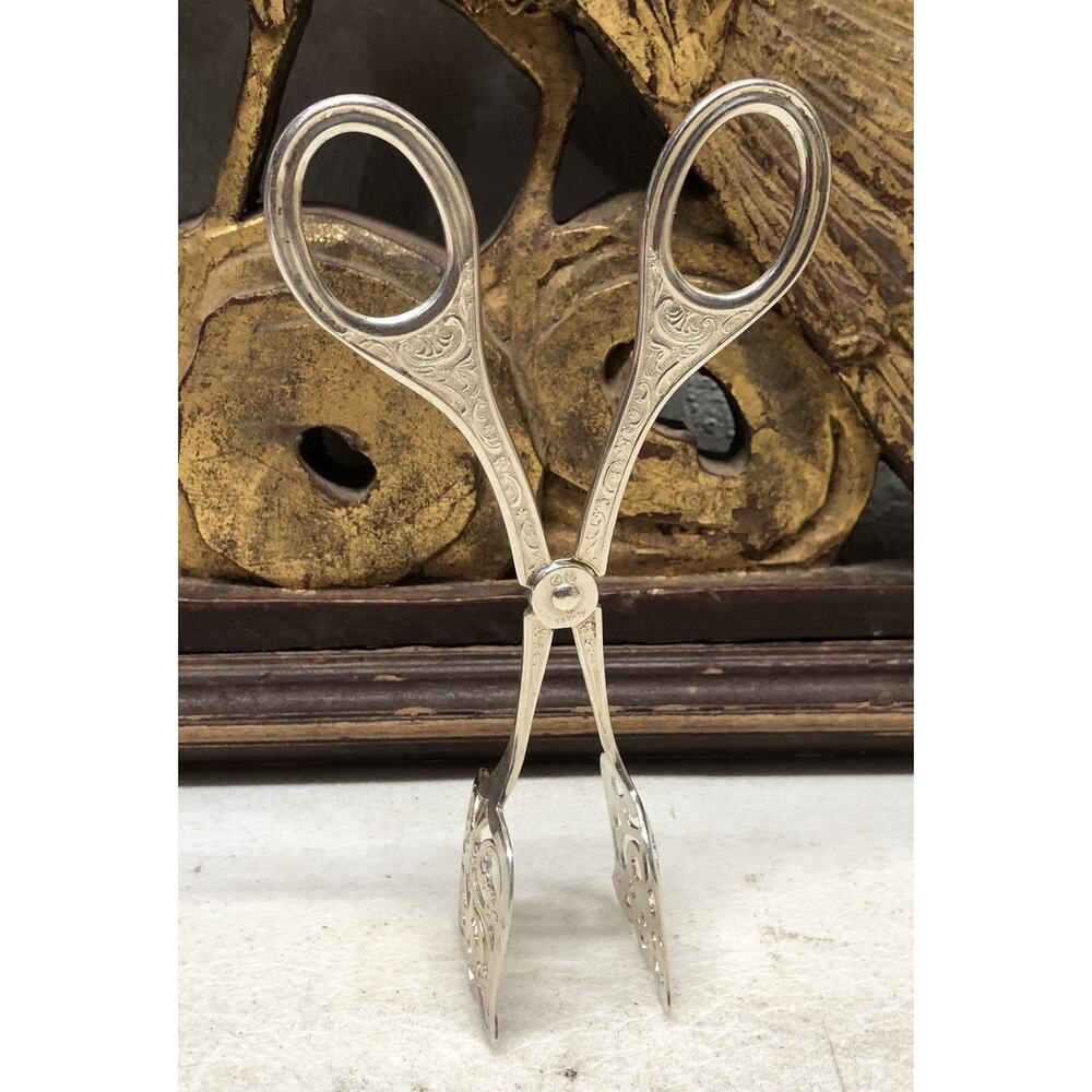 Vintage Scissor Handle German Pastry Tongs